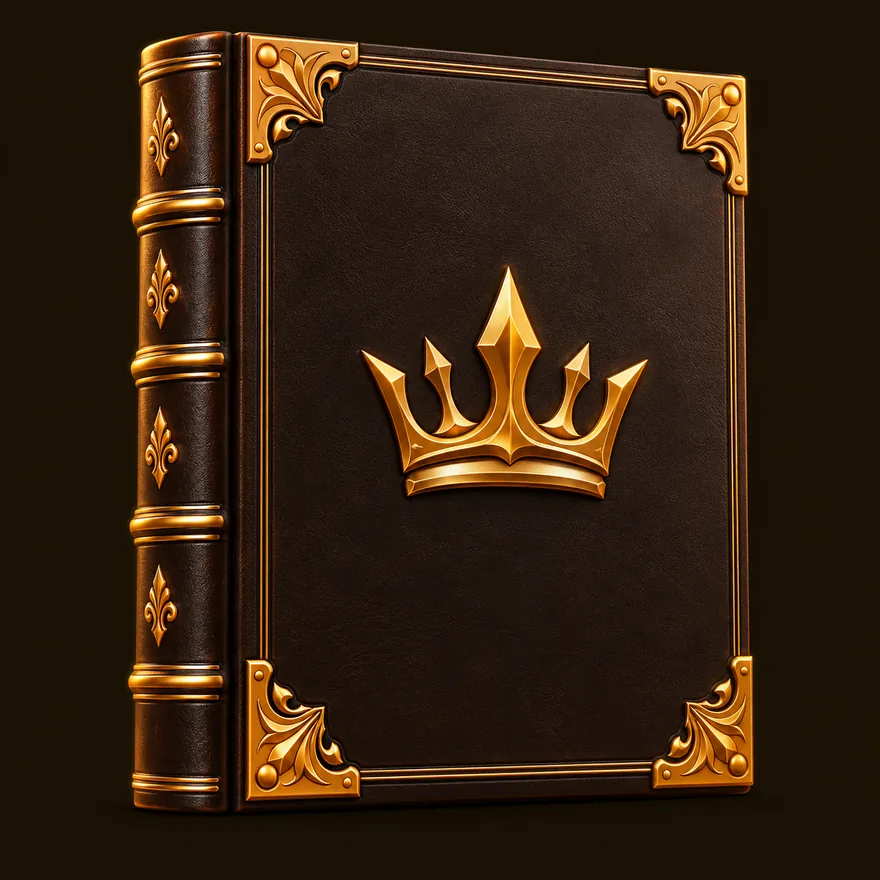 Ornate royal book — Roospin