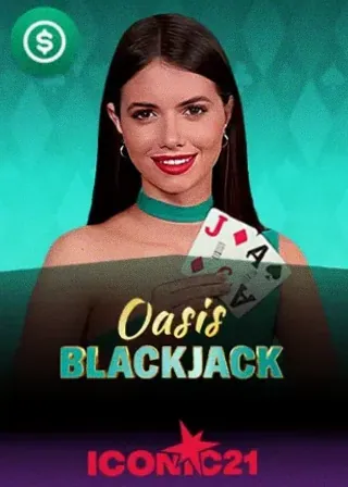 Oasis Blackjack live game cover