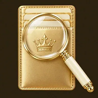 Wallet and magnifier — Roospin