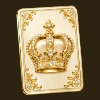 Royal crown card — Roospin