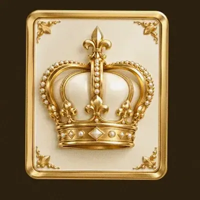 Crown emblem card — Roospin