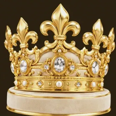Jeweled royal crown — Roospin