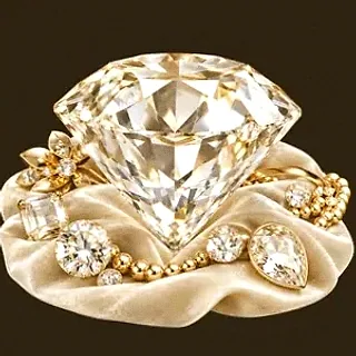 Faceted diamond gemstone — Roospin